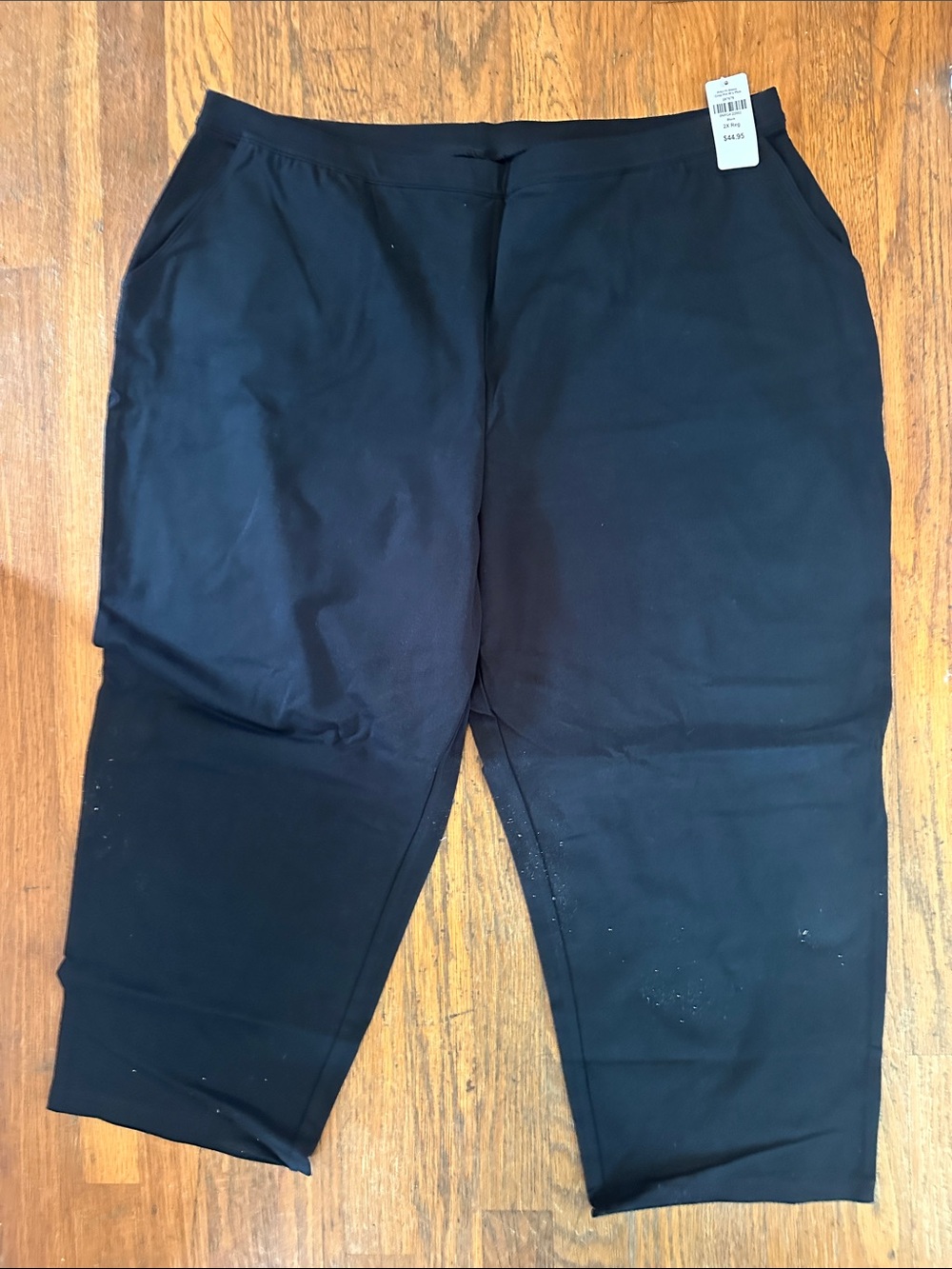 L.L. Bean Black Women's Cropped Pull-On Pants